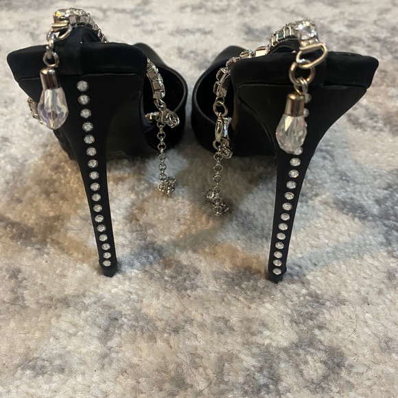 ASOS Rhinestone Ankle Heels - Picture 2 of 3
